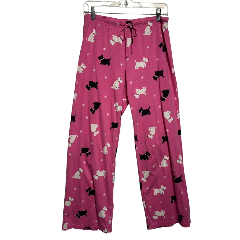 Barbie core pink Scotty dog pajama pants cotton med Pre-owned